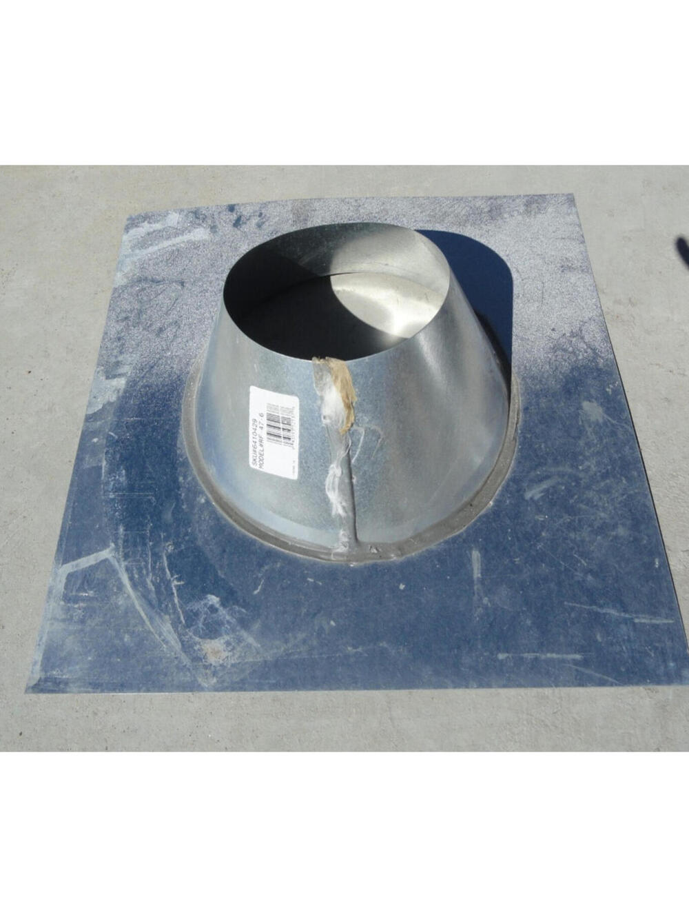 NEW HIGH TEMPERTURE SECTION ROOF FLASHING GALVANIZED STEEL MODEL RF-47-6